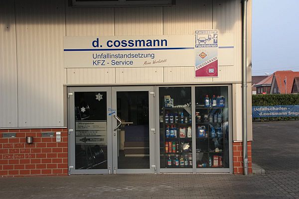 Firma D. Cossmann, Lengerich, Halle, Haupteingang